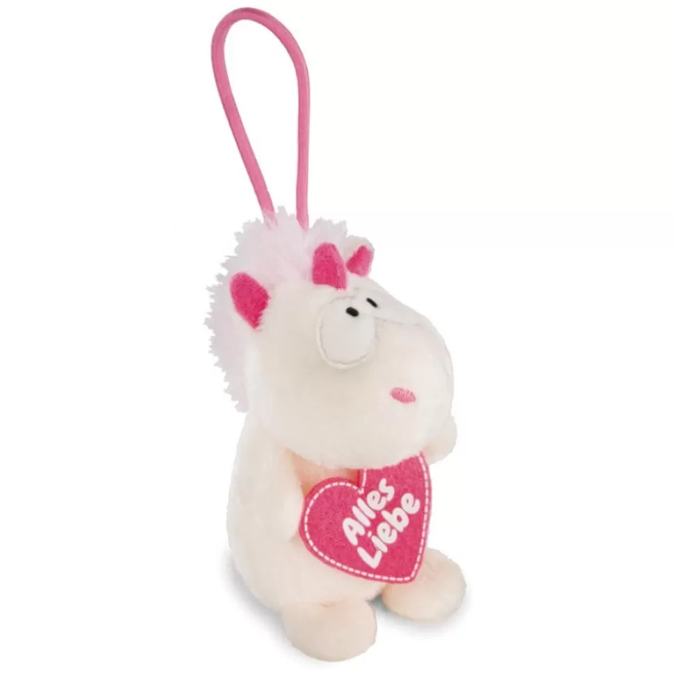 Message To Go>NICI Einhorn Theodor Alles Liebe 8 Cm Mit Loop