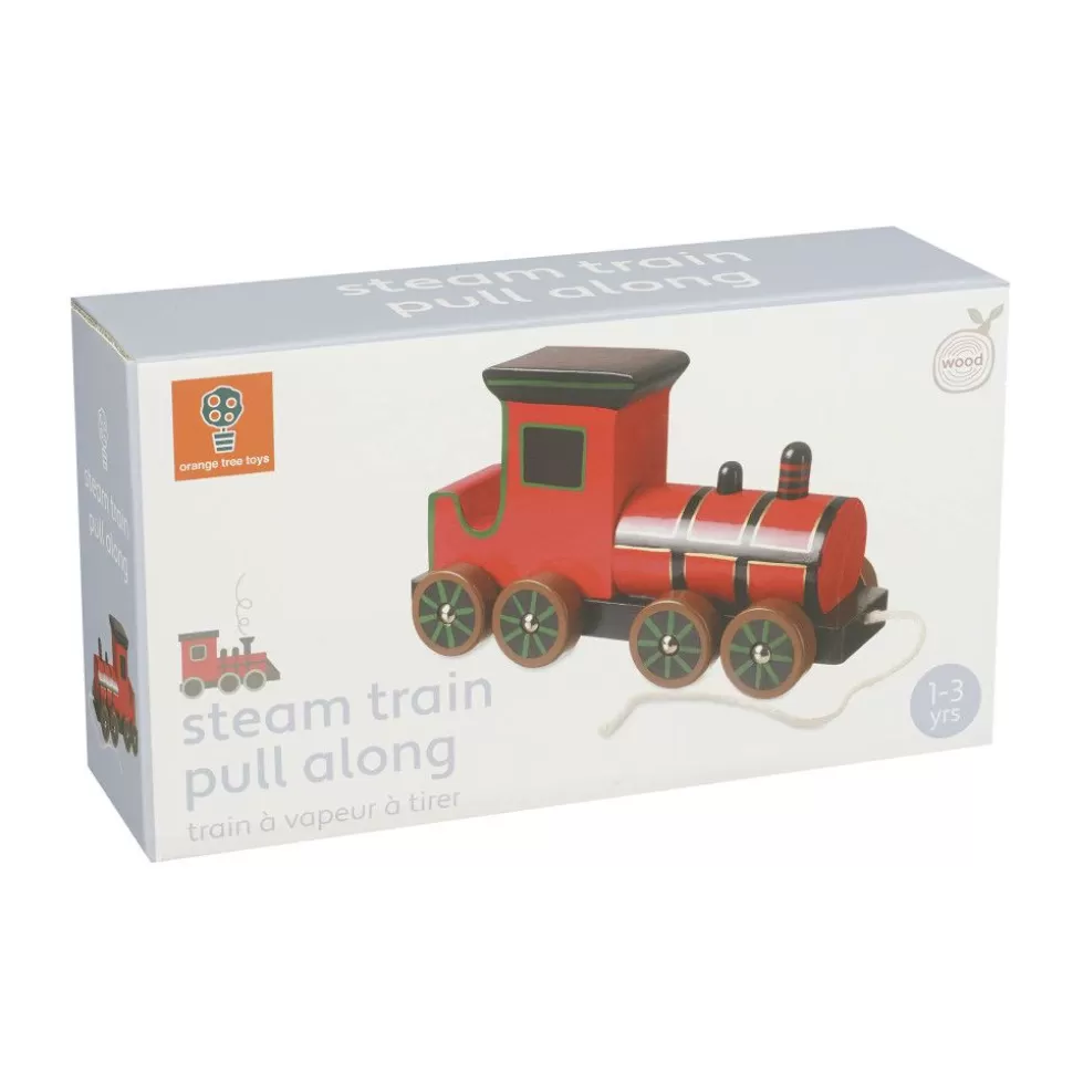 Orange Tree Toys>NICI Nachziehspielzeug Dampflokomotive