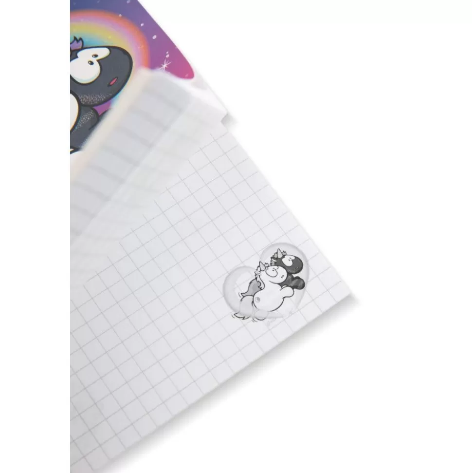Schreibwaren>NICI Notizblock Din A6 Theodor & Notizblock Din A6 Einhorn Midnight Floral Theodor & Friends