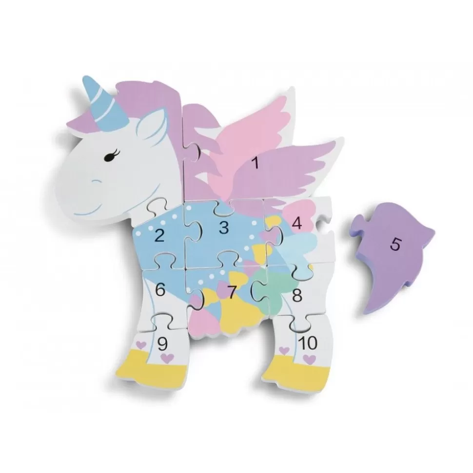 Orange Tree Toys>NICI Zahlenpuzzle Einhorn